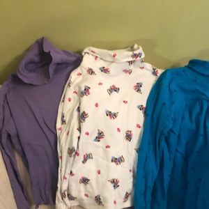 LOT three girls turtlenecks 6X Hartstrings & more